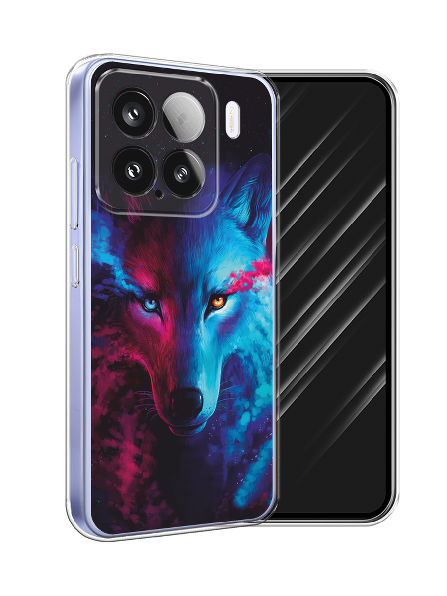 

Чехол Awog на Xiaomi 15 "Волшебный волк", Голубой;розовый, 323650-1