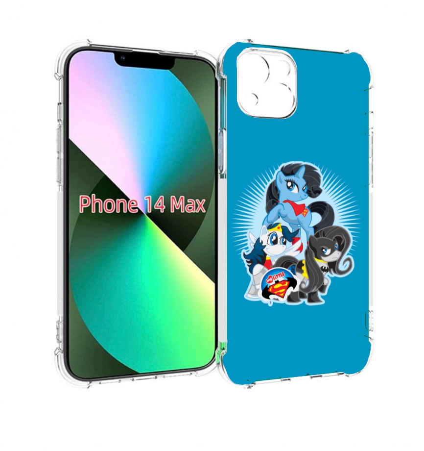

Чехол MyPads Пони-литл для iPhone 14 Plus (6.7), Прозрачный, Tocco