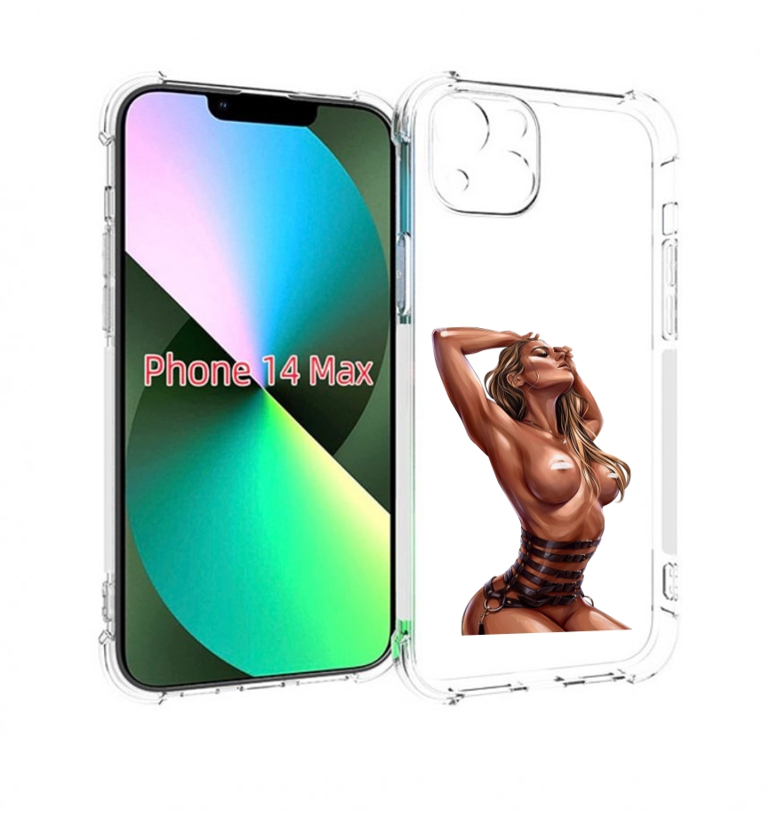 

Чехол MyPads Портупея денский для iPhone 14 Plus (6.7), Прозрачный, Tocco