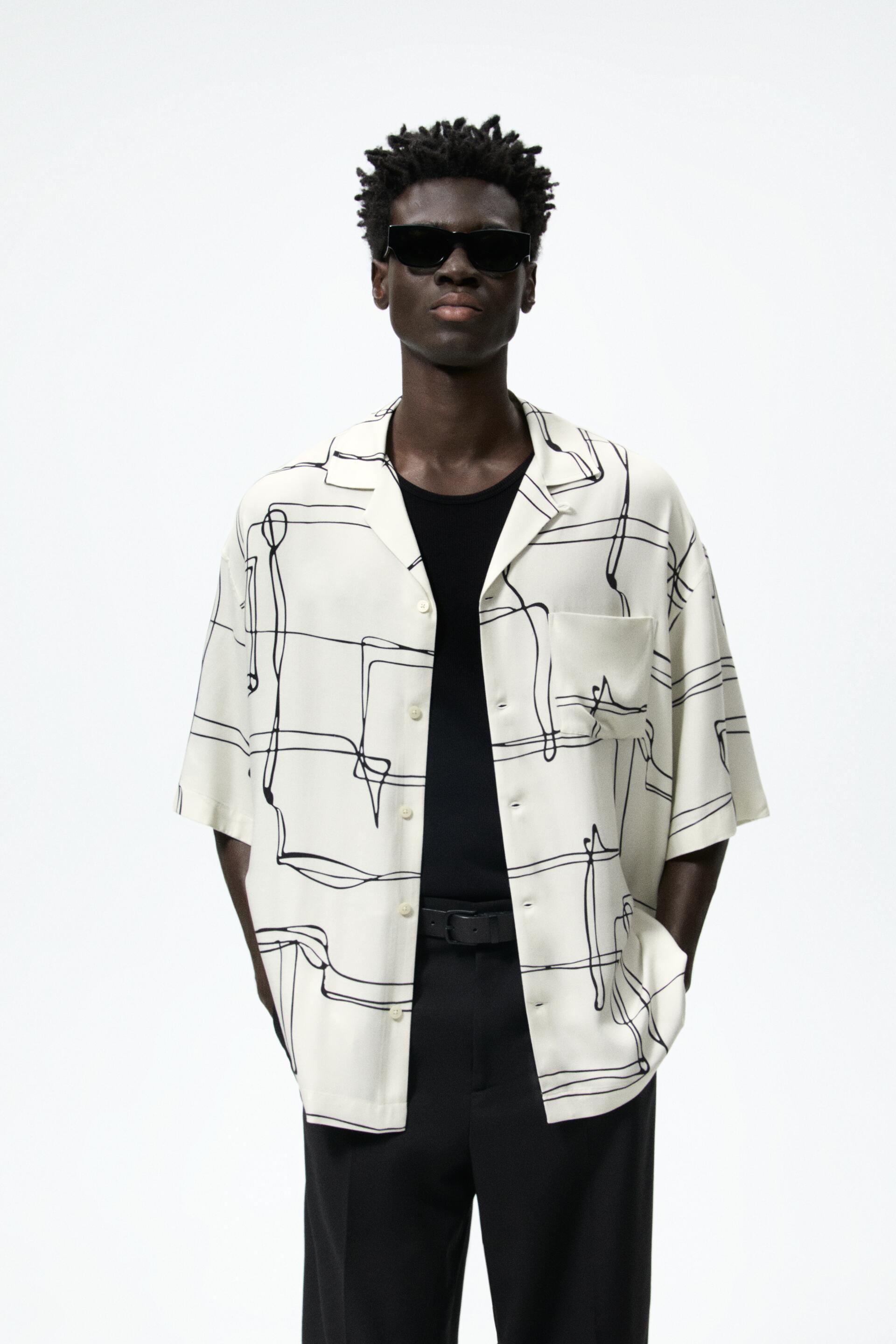 

Рубашка мужская ZARA 05872742 белая M, 05872742