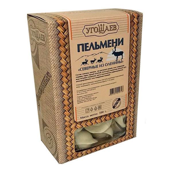 

Пельмени Угощаев Северные, из оленины, 500 г
