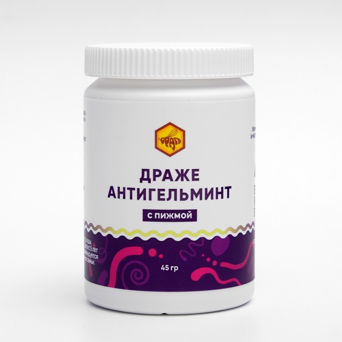 

Драже "Антигельминт" с пижмой 45 г