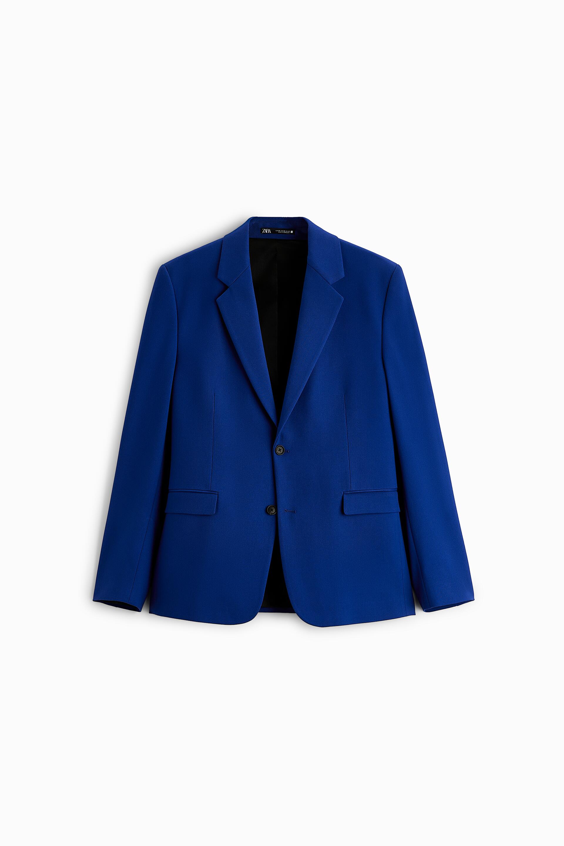 

Пиджак мужской ZARA 05913736 синий 48 RU, 05913736