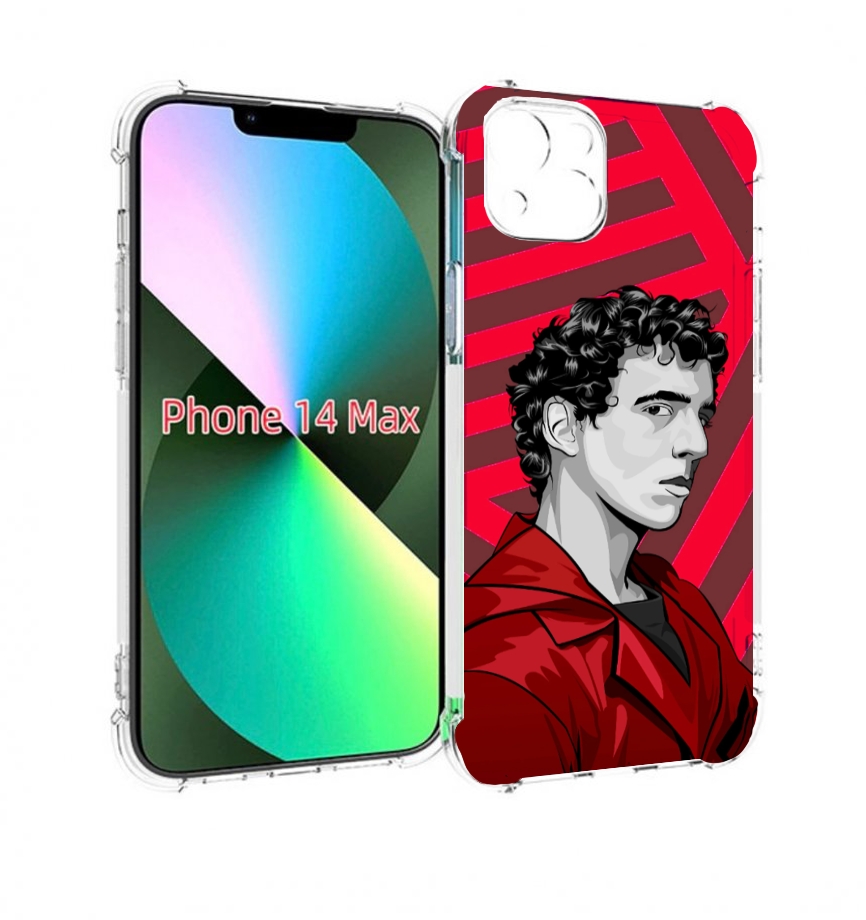 

Чехол MyPads Рио-бумажный-дом для iPhone 14 Plus (6.7), Прозрачный, Tocco