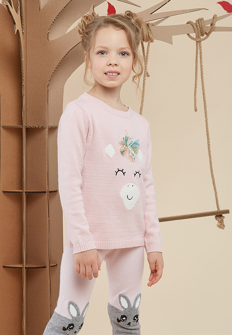 

Джемпер детский Max&jessi AW190951 розовый р.104, AW190951