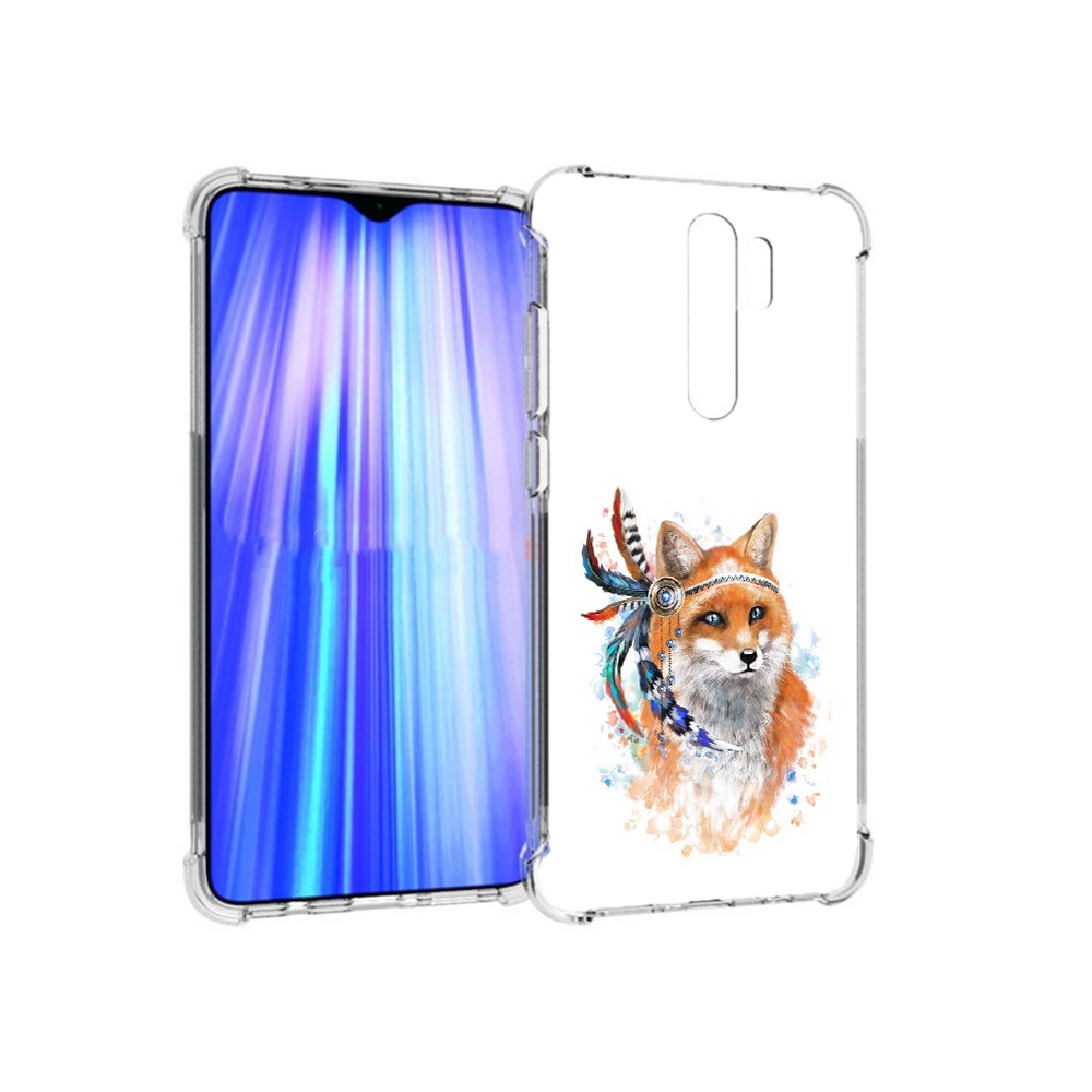 

Чехол MyPads Tocco для Xiaomi Redmi Note 8 Pro инду лиса (PT135544.276.377), Прозрачный, Tocco