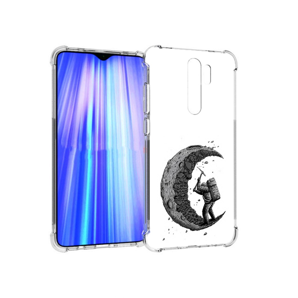 

Чехол MyPads Tocco для Xiaomi Redmi Note 8 Pro камненная луна (PT135544.276.384), Прозрачный, Tocco