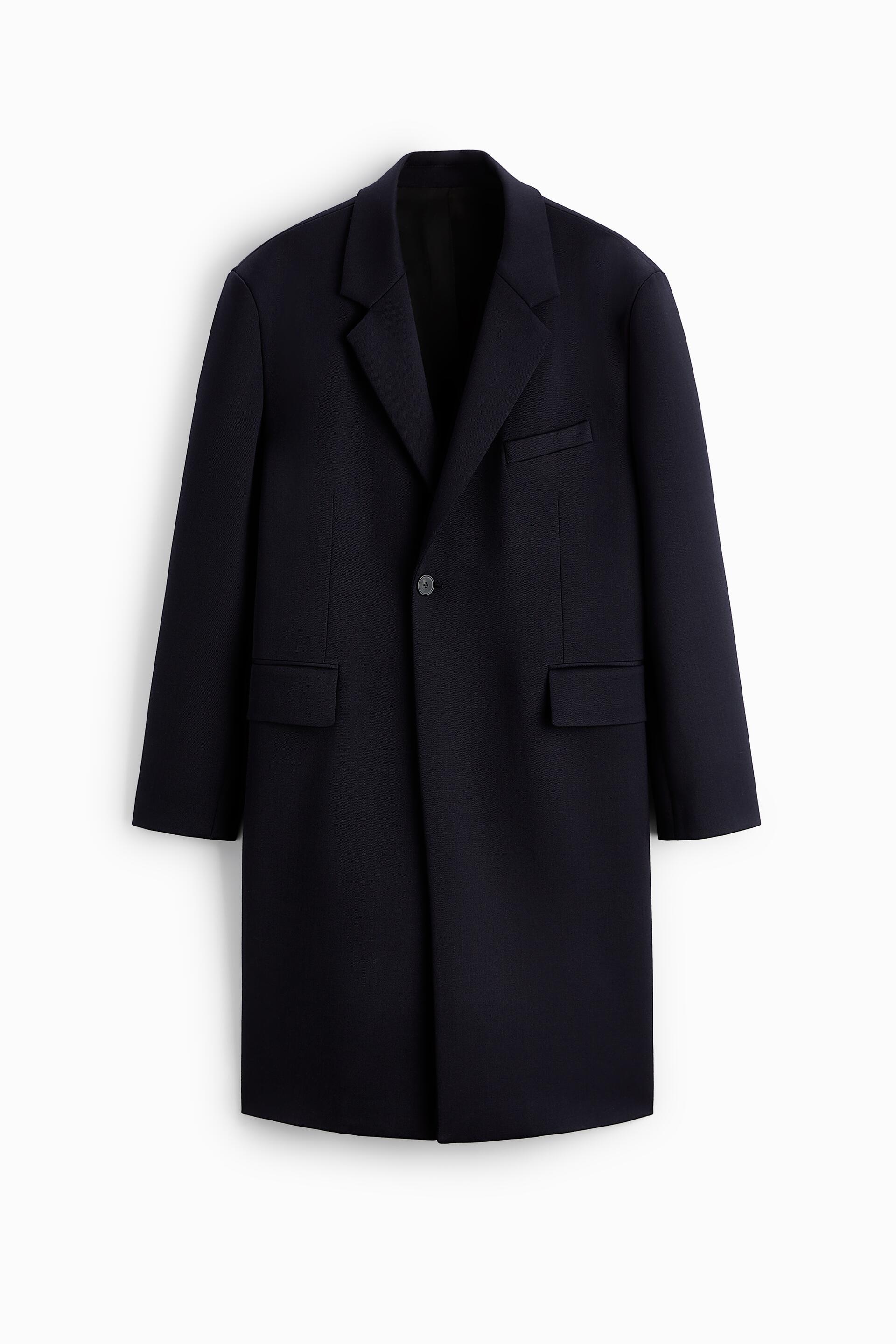 

Пальто мужское ZARA 05975778 синее M (доставка из-за рубежа), 05975778