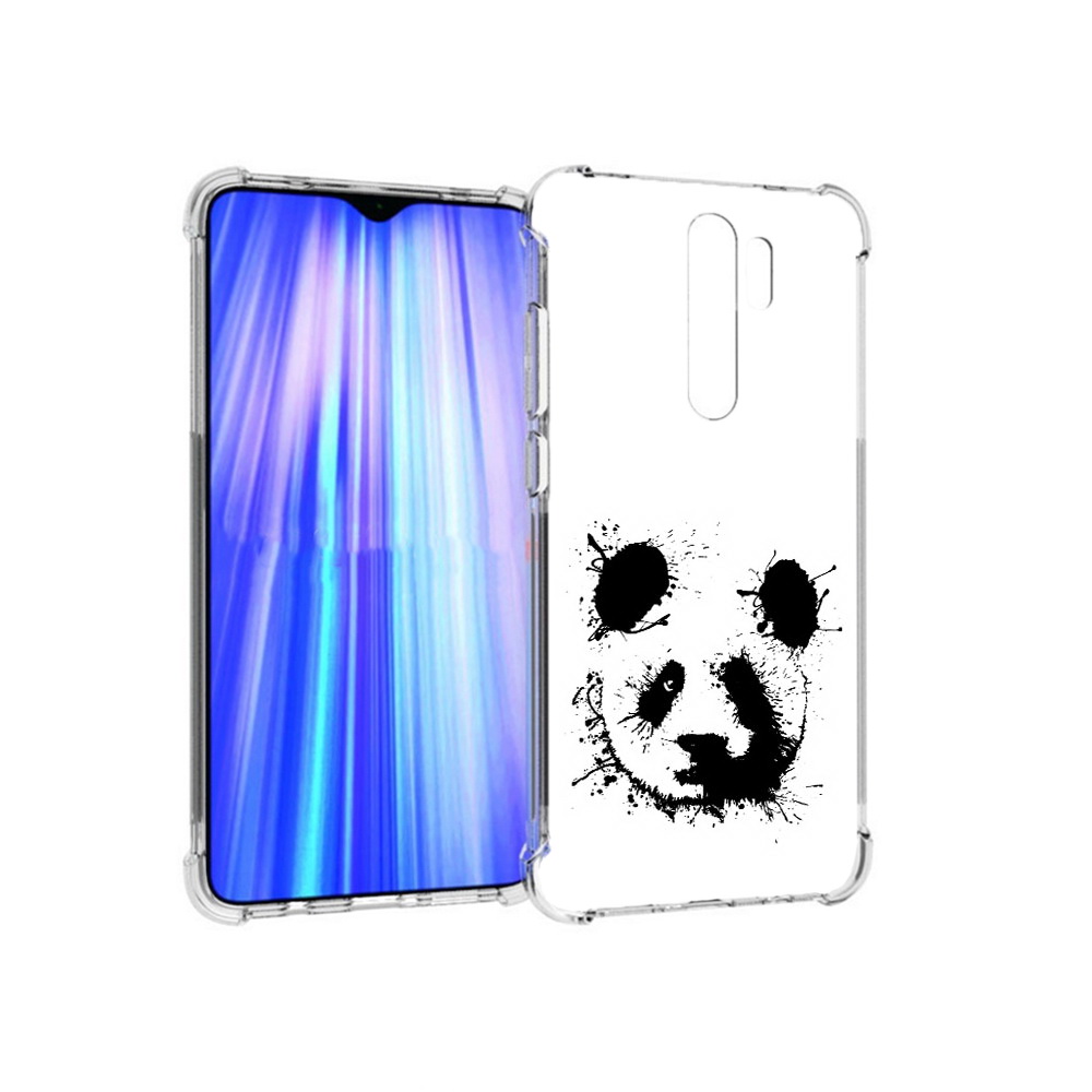 

Чехол MyPads Tocco для Xiaomi Redmi Note 8 Pro клякса-панда (PT135544.276.389), Прозрачный, Tocco