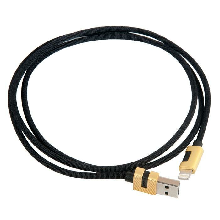 фото Кабель usb remax rc-089i metal для lightning, 2.4а, длина 1.0м, черный