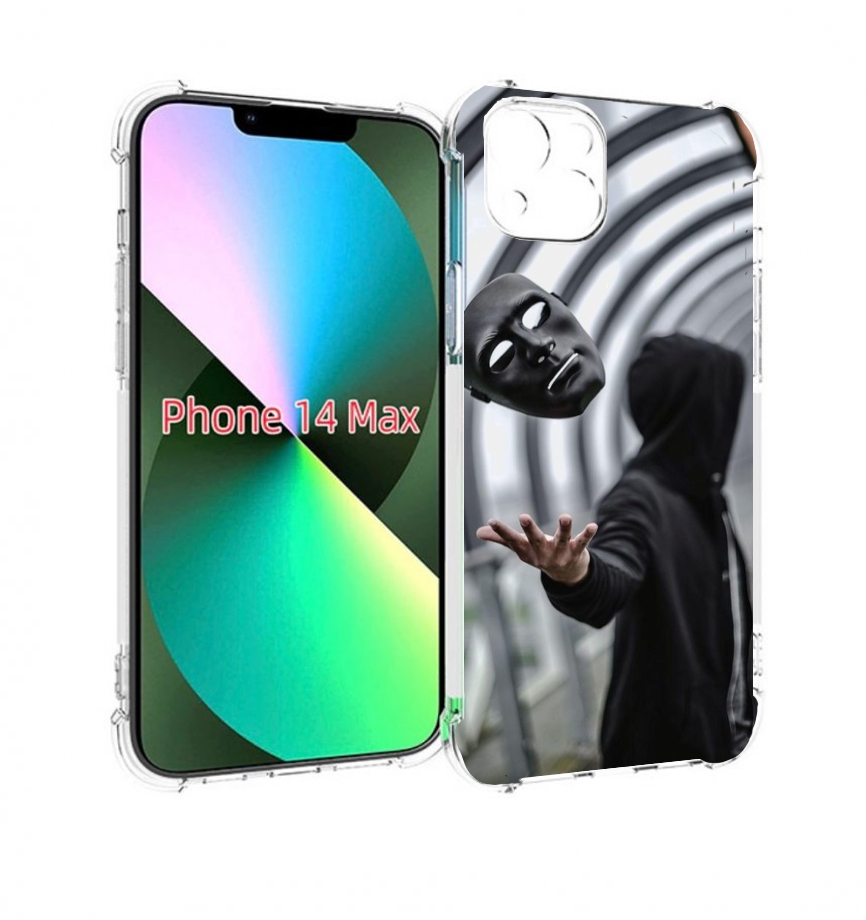 

Чехол MyPads Сними-маску для iPhone 14 Plus (6.7), Прозрачный, Tocco