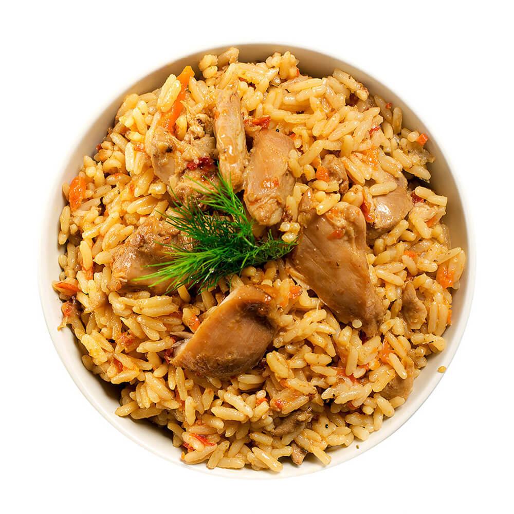 

Плов с курицей и овощами Уже готово Азбука Вкуса, 220 г