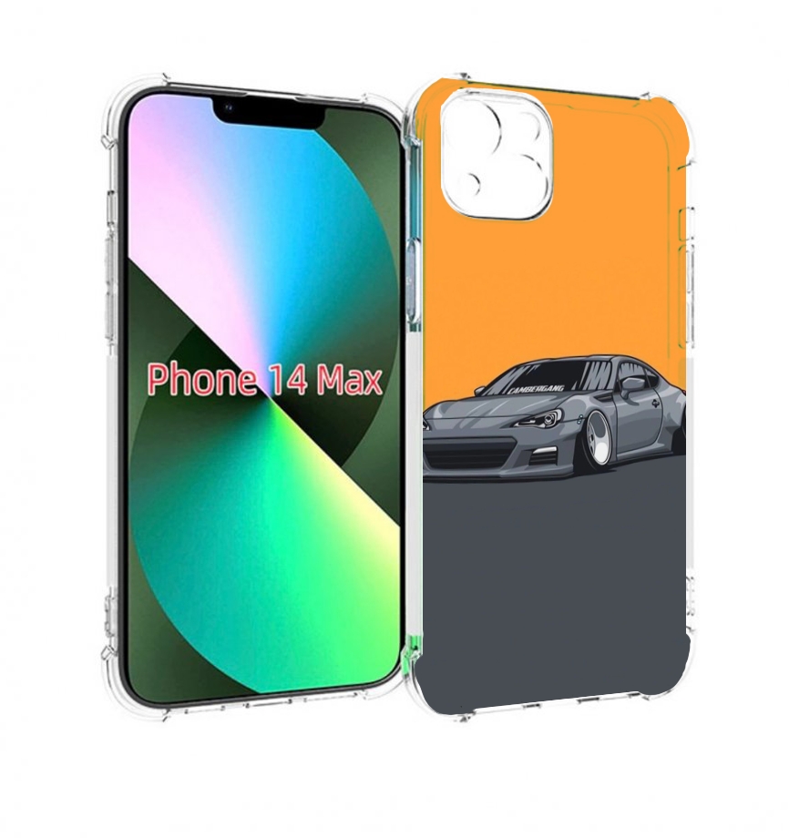 

Чехол MyPads Спорт-кар для iPhone 14 Plus (6.7), Прозрачный, Tocco