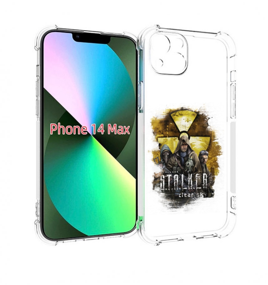 

Чехол MyPads Сталкер мужской для iPhone 14 Plus (6.7), Прозрачный, Tocco