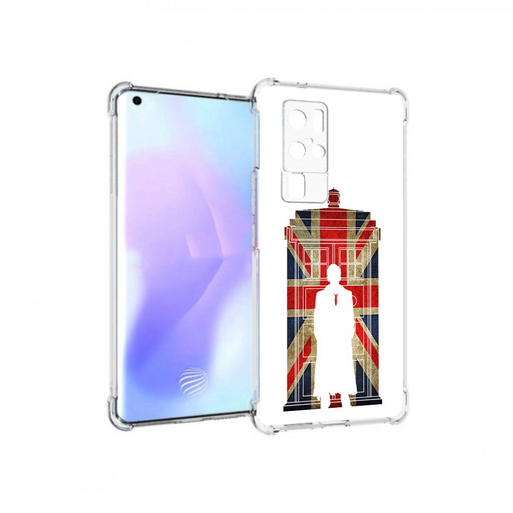 

Чехол MyPads Tocco для Vivo X50 Pro шерлок холмс (PT226970.404.699), Прозрачный, Tocco