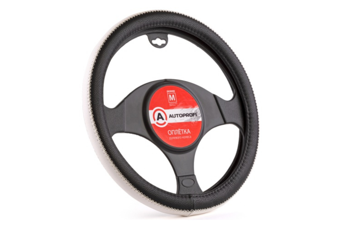 

Оплетка Руля Autoprofi AUTOPROFI арт. AP1931BKWHM, Белый