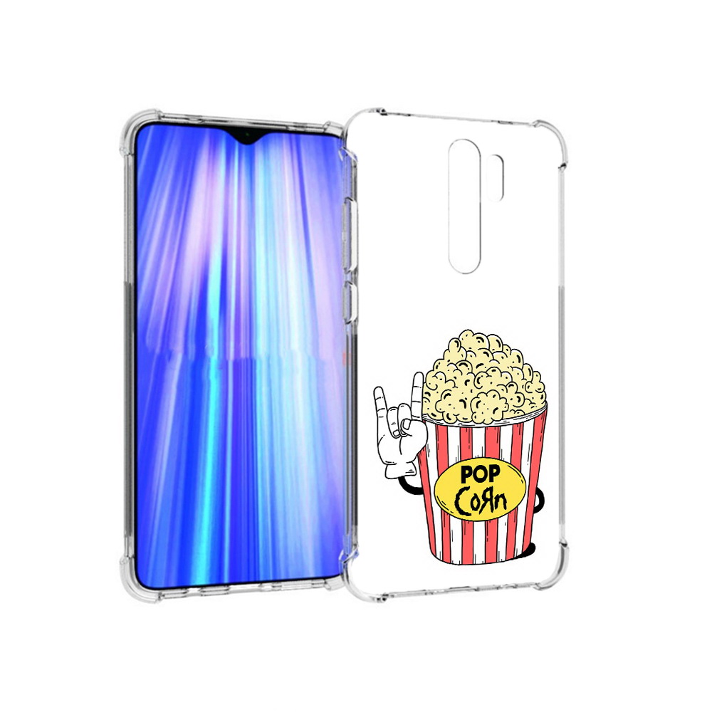 

Чехол MyPads Tocco для Xiaomi Redmi Note 8 Pro крутой попкорн (PT135544.276.427), Прозрачный, Tocco