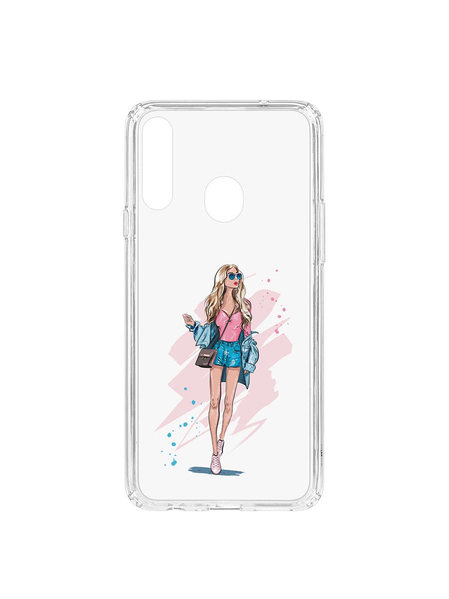 фото Чехол на samsung galaxy a20s kruche print fashion girl кruче