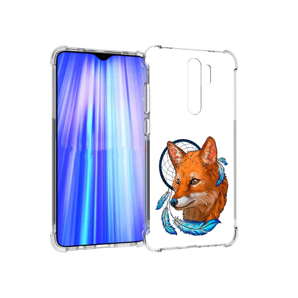 

Чехол MyPads Tocco для Xiaomi Redmi Note 8 Pro лиса и ловец снов (PT135544.276.438), Прозрачный, Tocco