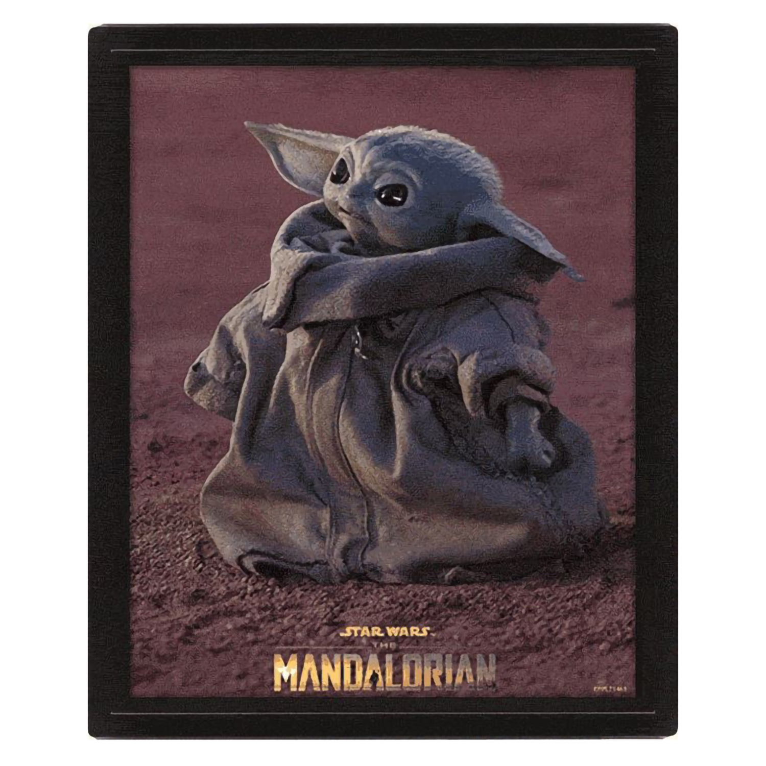 Постер 3D Pyramid International Star Wars The Mandalorian Grogu