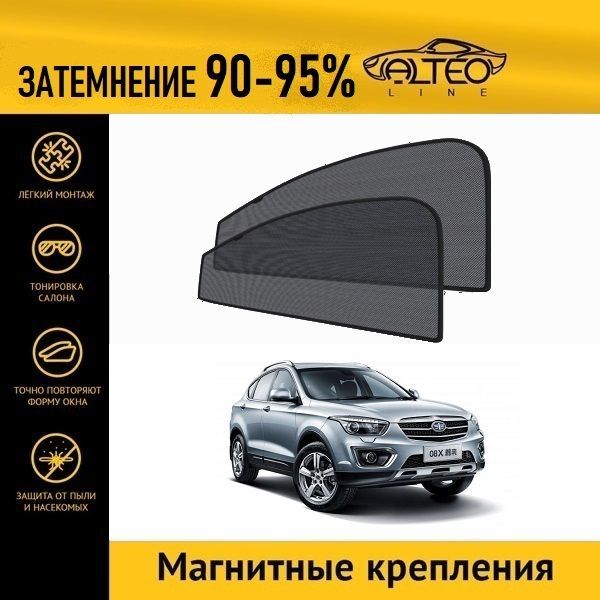 Автошторки ALTEO на FAW Besturn X80 (2014-2018)