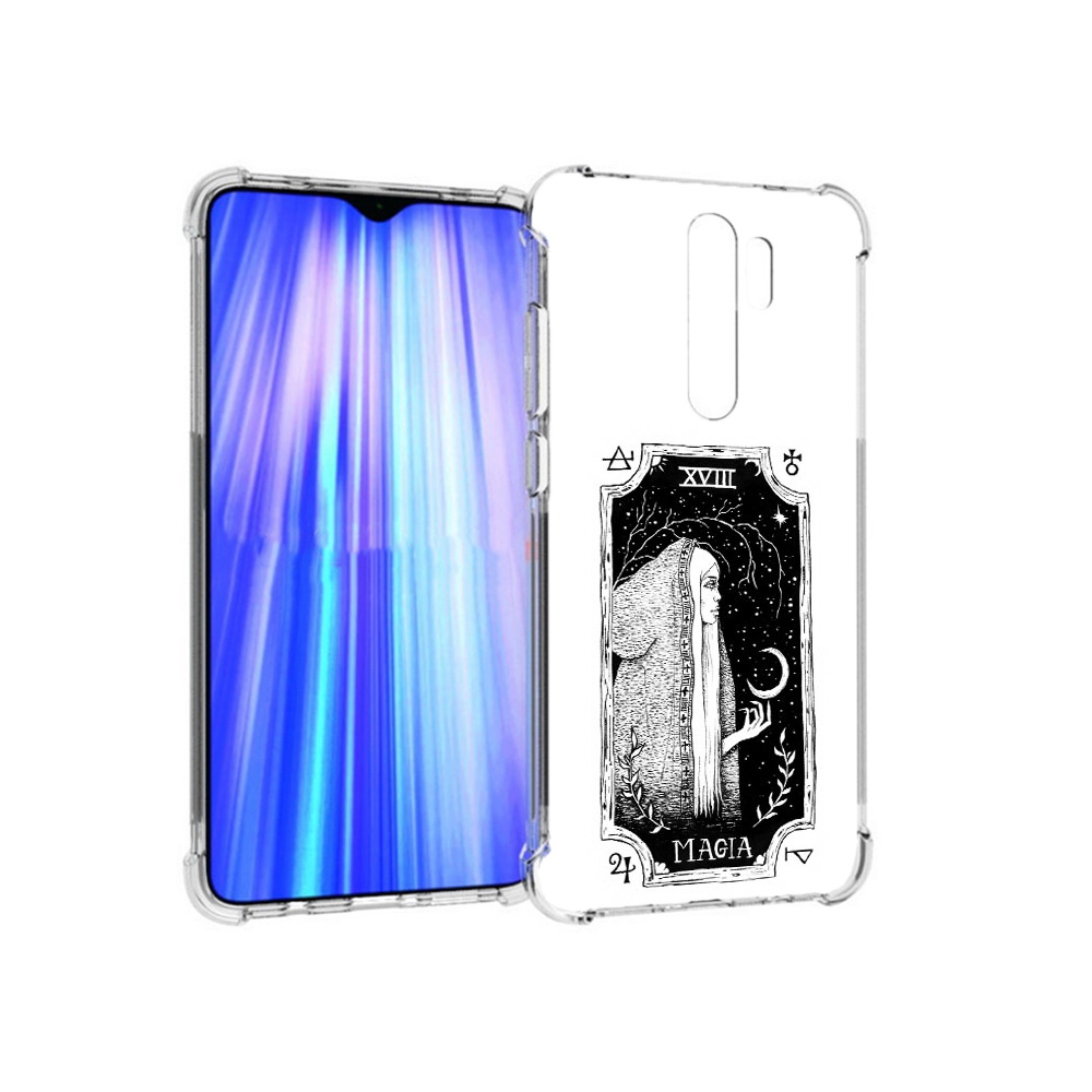 

Чехол MyPads Tocco для Xiaomi Redmi Note 8 Pro лунная магия (PT135544.276.447), Прозрачный, Tocco
