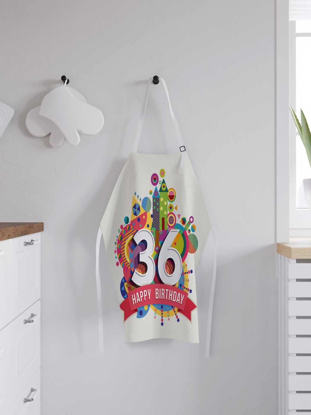 

Фартук женский JoyArty для готовки "Путешествие цифр", универсальный размер