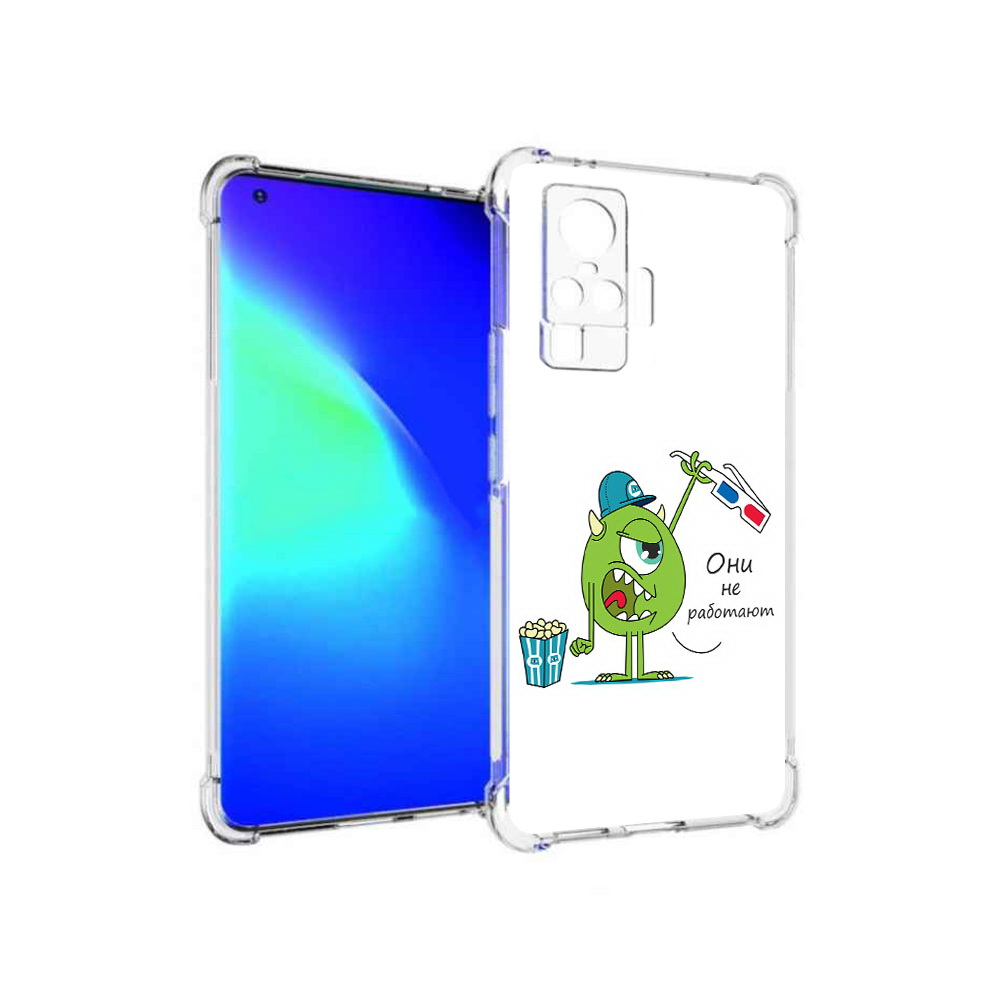 

Чехол MyPads Tocco для Vivo X50 Pro Очки не работают (PT151209.405.129), Прозрачный, Tocco