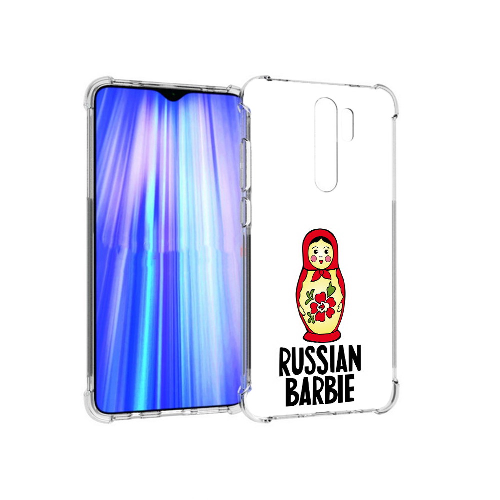 

Чехол MyPads Tocco для Xiaomi Redmi Note 8 Pro матрешка (PT135544.276.459), Прозрачный, Tocco