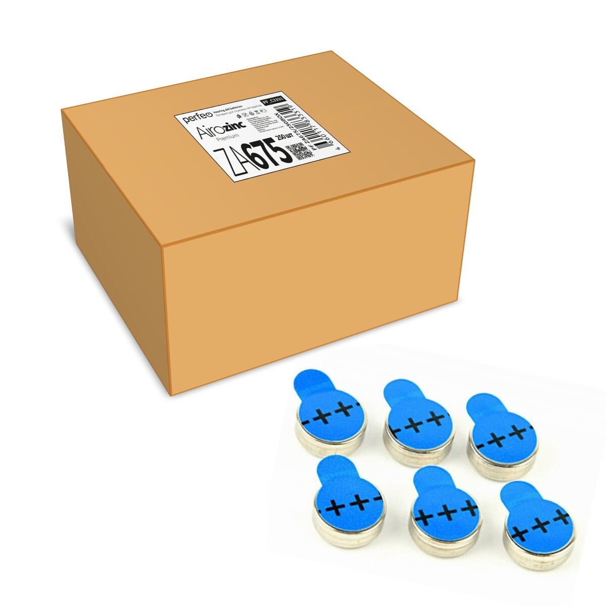 

Батарейка Perfeo ZA675/250BOX Airozinc Premium