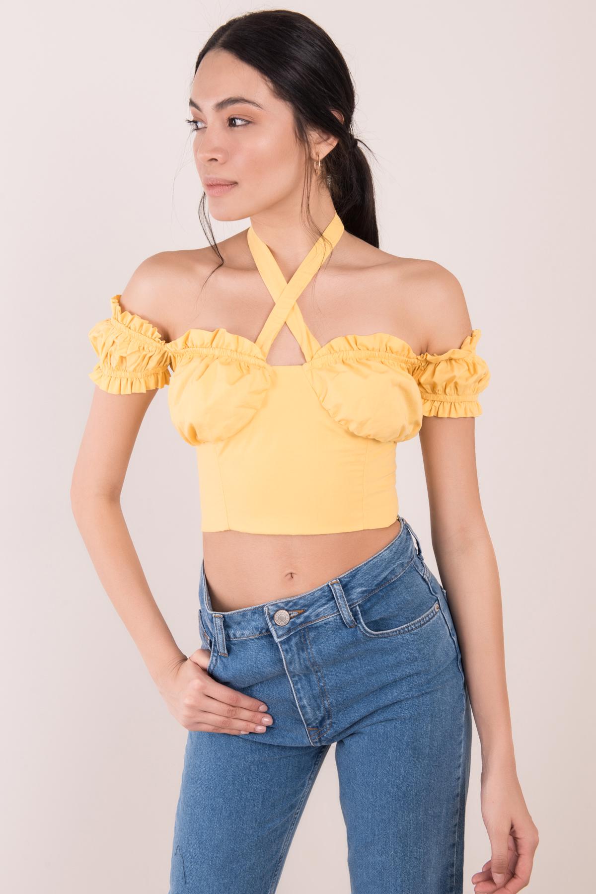 

Топ женский MarisamModa 12307 желтый M (доставка из-за рубежа), 12307
