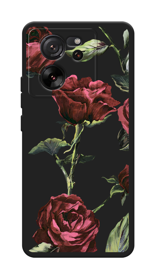 

Чехол Awog на Xiaomi 13T/13T Pro "Бордовые розы фон", Бордовый, 319952-1