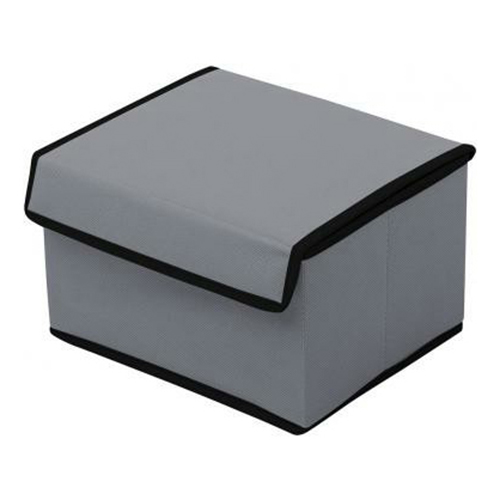 

Короб универсальный с крышкой 25x19x13 см серый