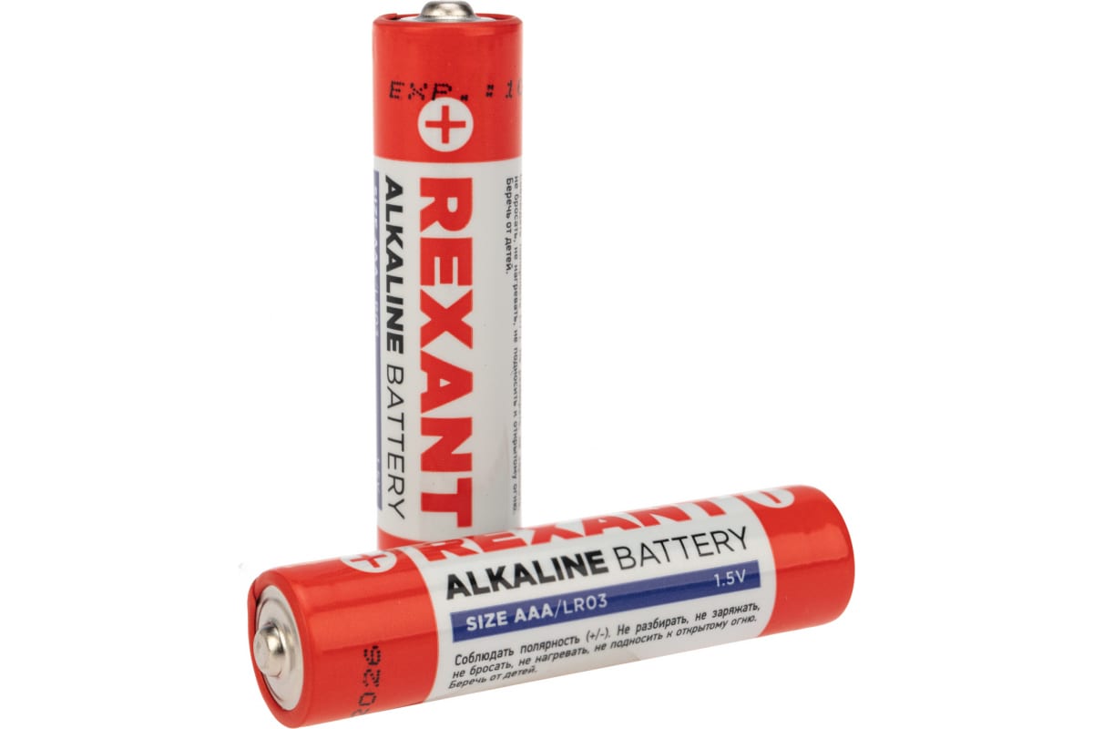 30-1011_батарейка Алкалиновая Aaa/Lr03 1.5v Экономичная Упаковка REXANT арт. 301011
