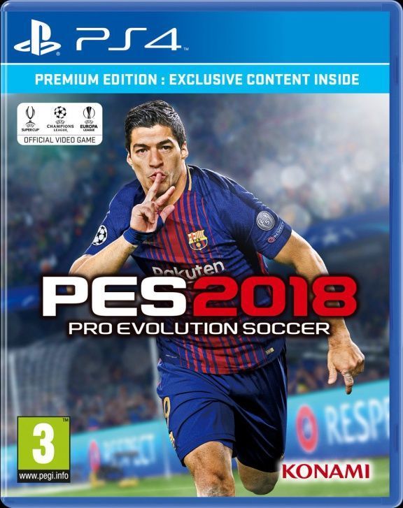 

Игра Pro Evolution Soccer 2018 Premium Edition (PlayStation 4, русские субтитры), Pro Evolution Soccer 2018 Premium Edition