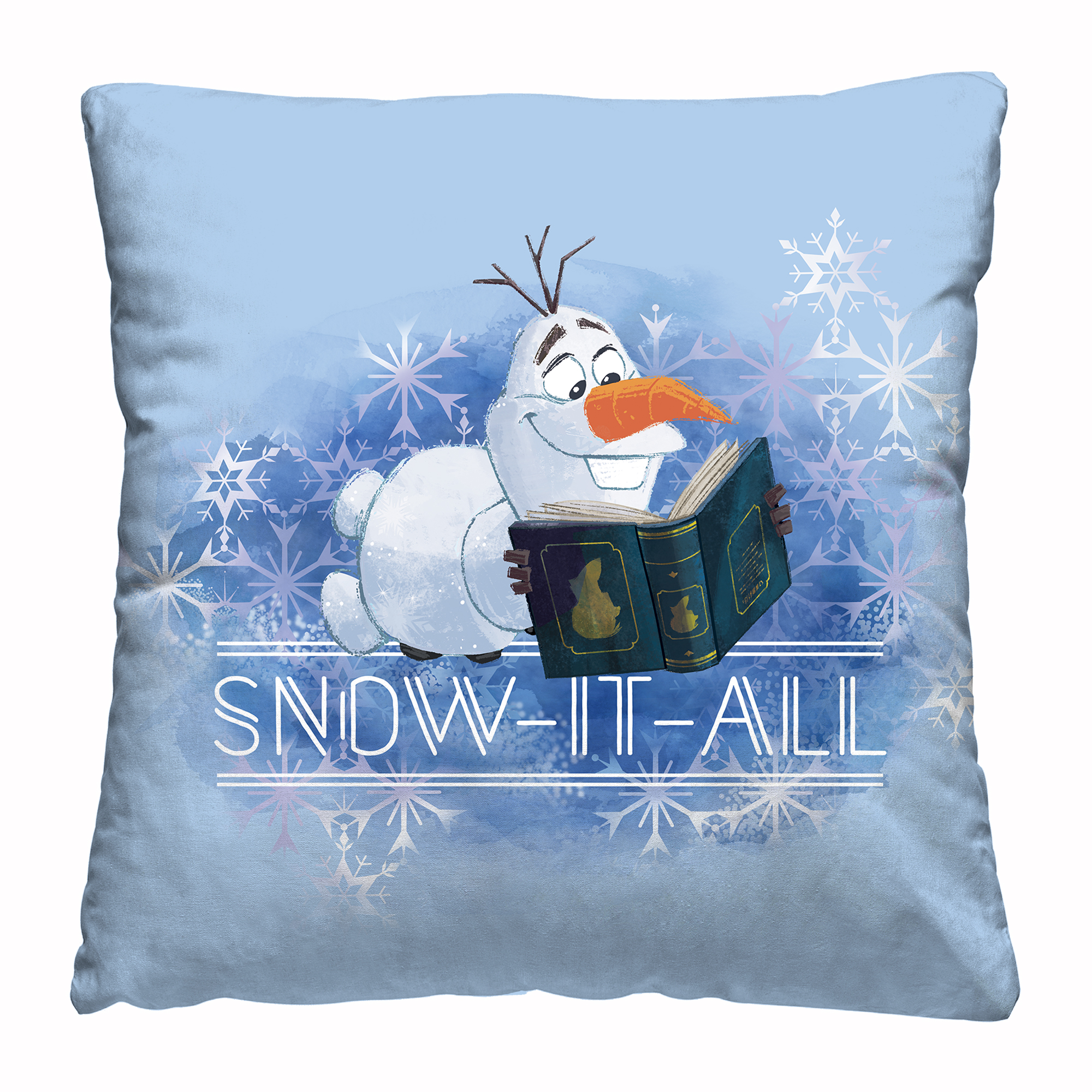 

Декоративная подушка Disney "Olaf Snow" 40х40см, съемный чехол-наволочка на молнии, Olaf Snow