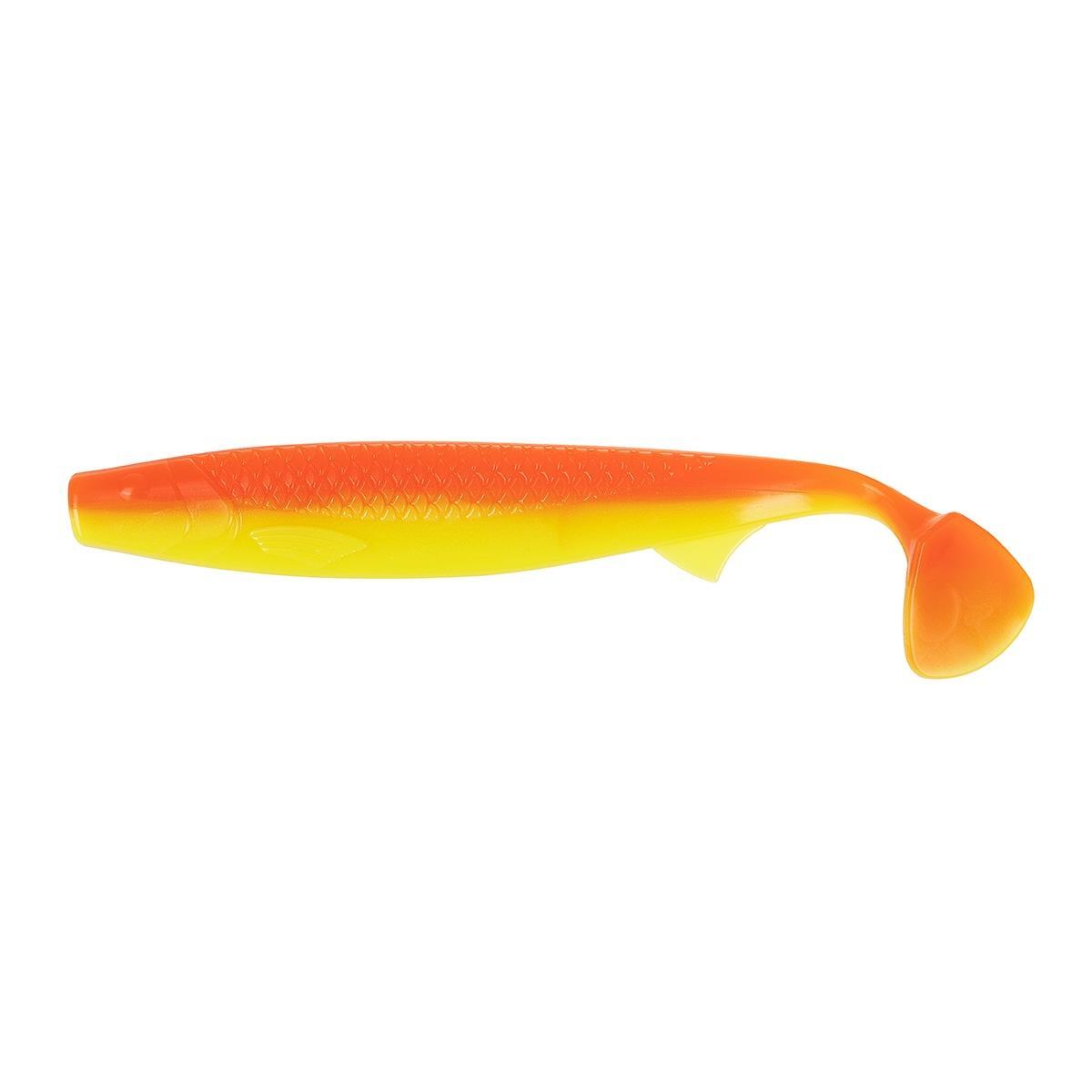 фото Виброхвост несъедоб. pike king 6.3"/16 см orange & yellow 25шт. (hs-37-015-n) helios