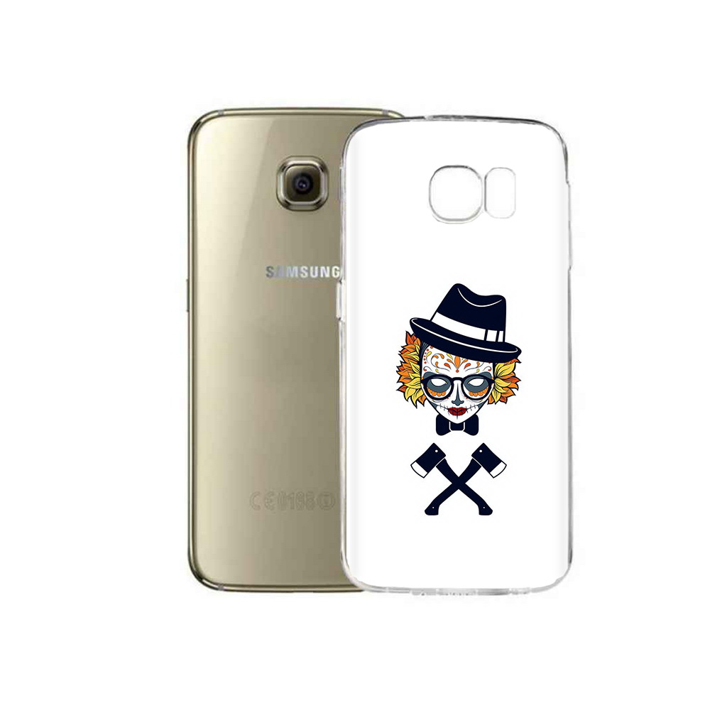 

Чехол MyPads Tocco для Samsung Galaxy C5 Pro девушка в маске с топорами рисунок, Прозрачный, Tocco