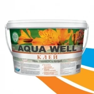

Клей ПВА универсальный Aqua Well морозостойкий 10 кг