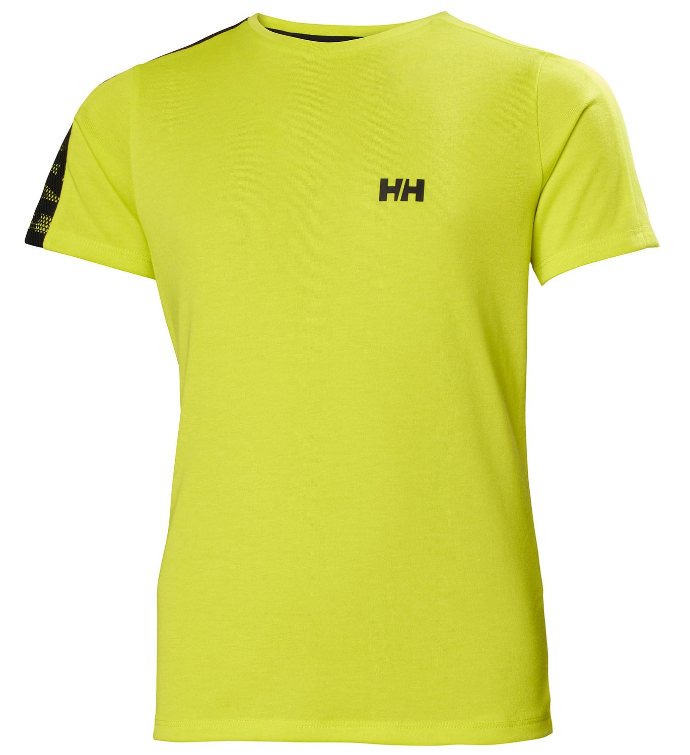 фото Футболка детская helly hansen jr active tech t-shirt желтый р.164