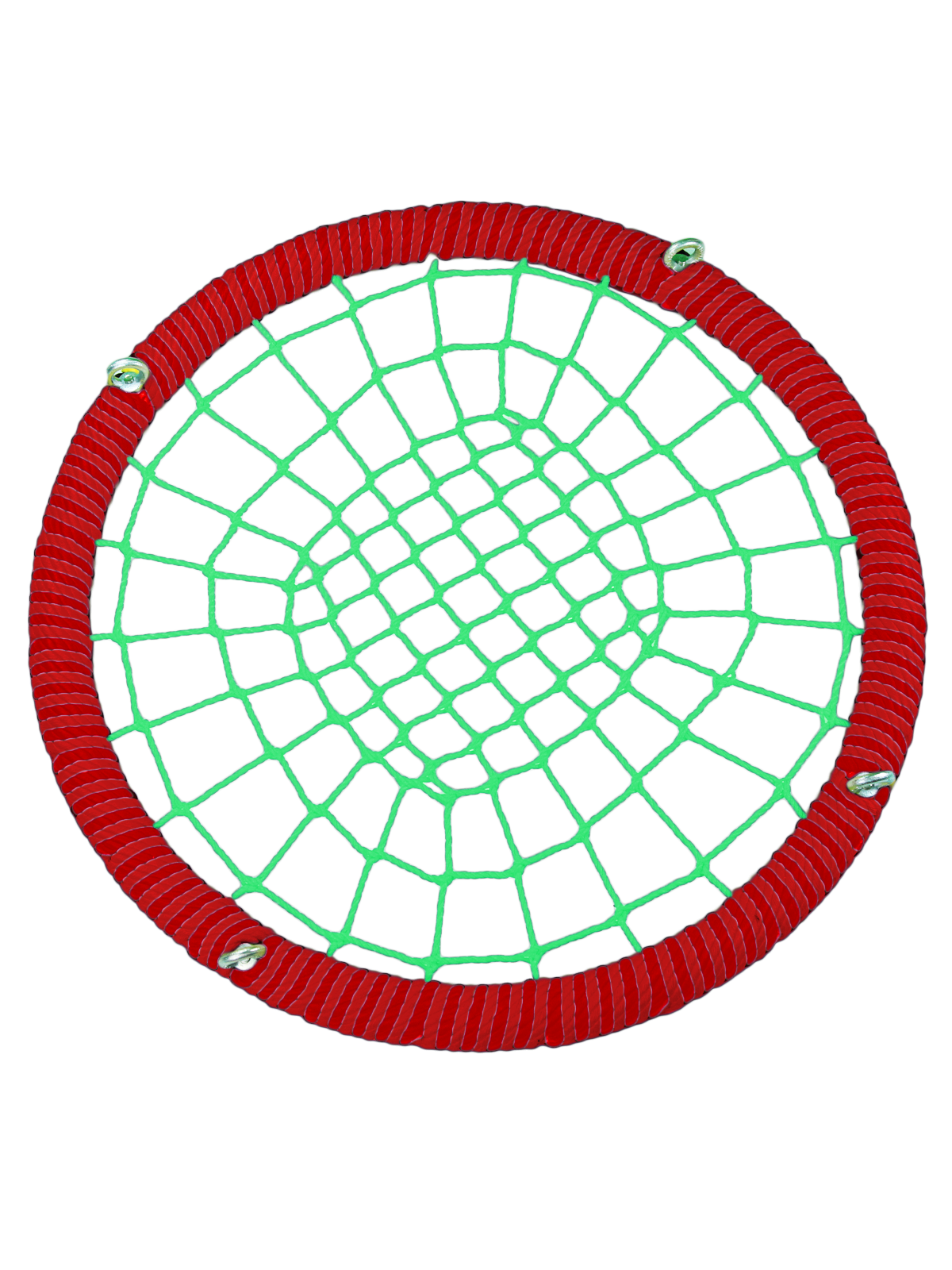 

Качели-гнездо JINN ЦП/РГ/140/72/16/8/КР-З/КГ 140x140 см красный, зеленый, 140 круг 72 обод 16 и 8 канат рымгайки ЦП