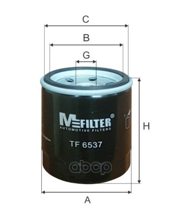 

Фильтр Масляный Renault Duster 10-18 M-Filter арт. TF6537