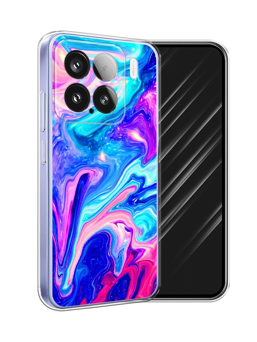 

Чехол Awog на Xiaomi 15 "Потеки краски", Розовый, 323650-1