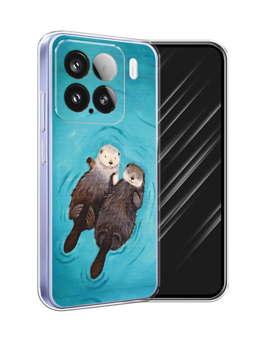

Чехол Awog на Xiaomi 15 "Парочка бобров", Голубой, 323650-1