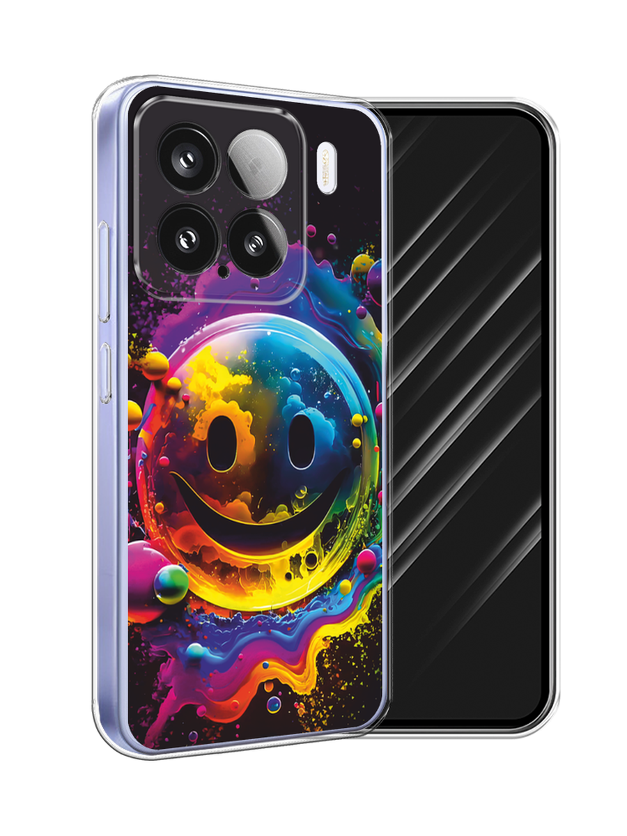 

Чехол Awog на Xiaomi 15 "Кислотный смайл", Фиолетовый;желтый;синий, 323650-1