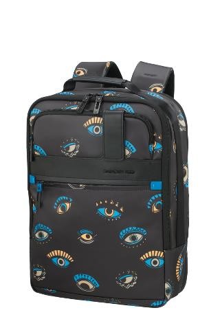 фото Рюкзак для ноутбука унисекс samsonite i32-65007 15.6" черный принт глаза