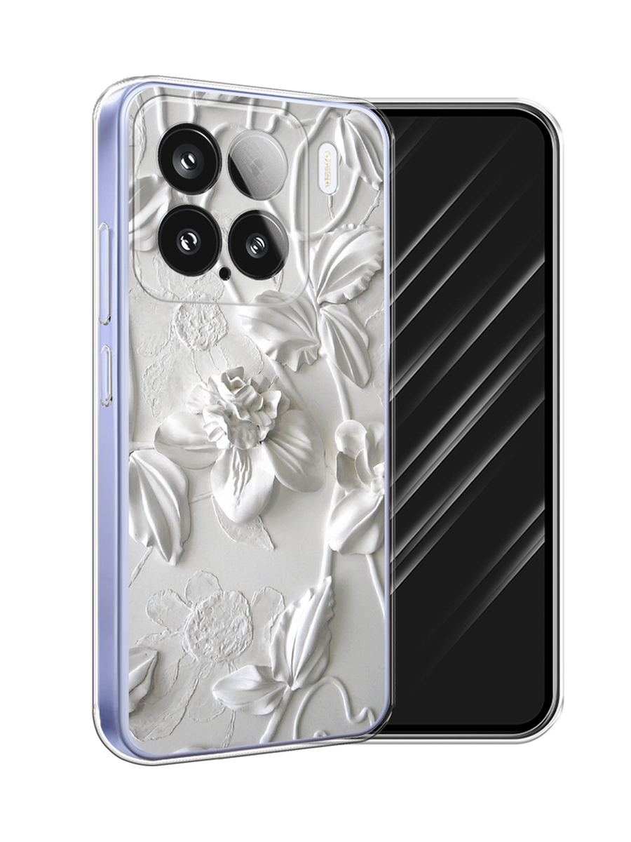 

Чехол Awog на Xiaomi 15 "Гипсовые цветы", Бежевый;коричневый;серый, 323650-1