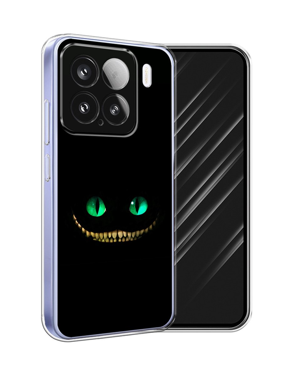

Чехол Awog на Xiaomi 15 "Зеленоглазый чеширский кот", Черный, 323650-1
