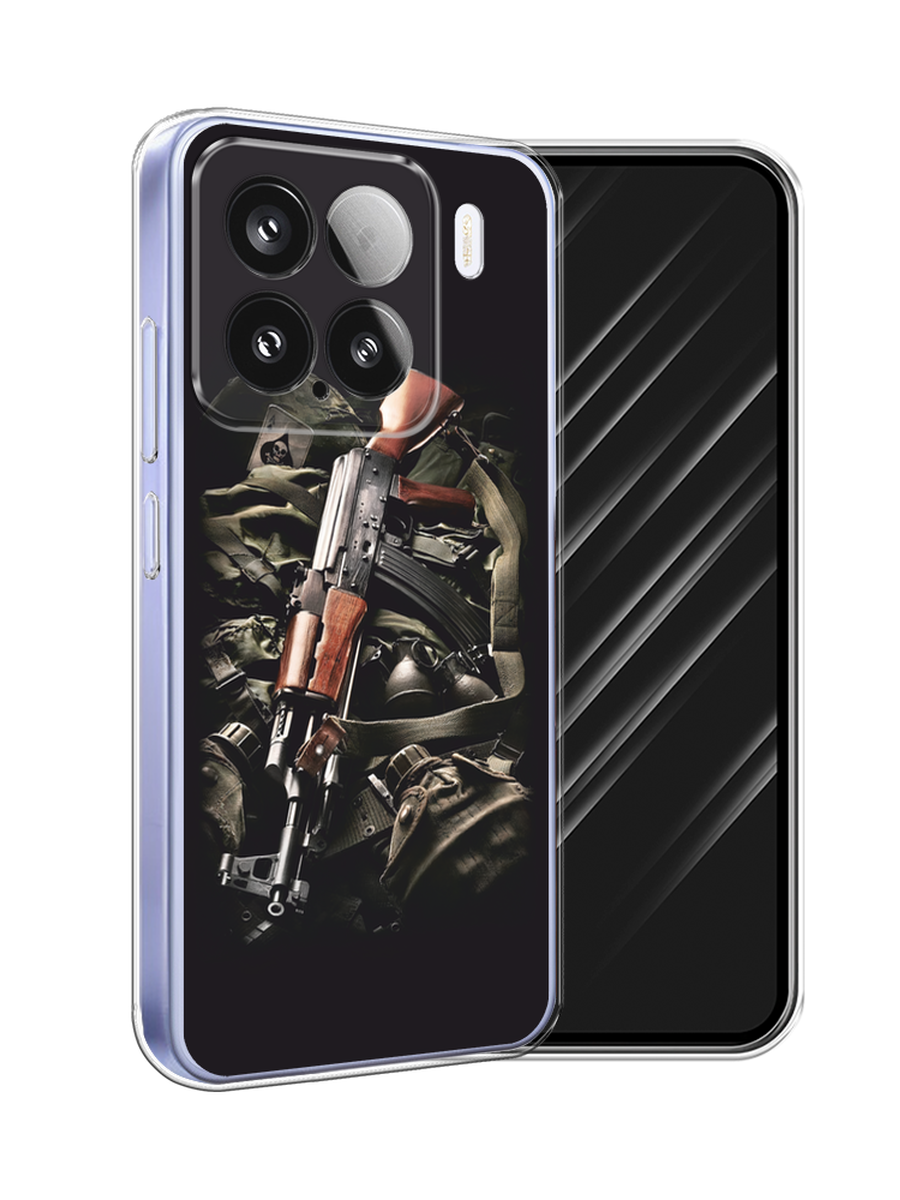 

Чехол Awog на Xiaomi 15 "Автомат", Черный;коричневый;серый, 323650-1