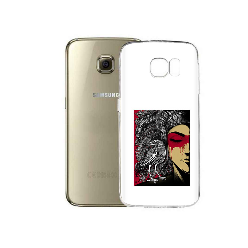 

Чехол MyPads Tocco для Samsung Galaxy C5 Pro девушка с вороном в абстракции, Прозрачный, Tocco